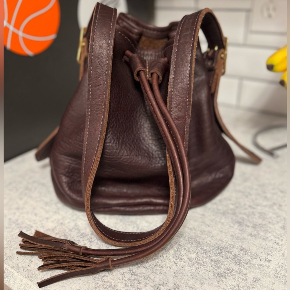 KMM & Co. Hickory Bison Full Size Bucket Bag